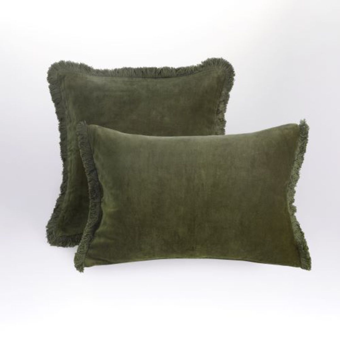 MM Linen - Sabel Cushions - Olive image 1